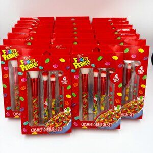 Lot of 80 Pieces Fruity Pebbles Cosmetic Brushes Sets